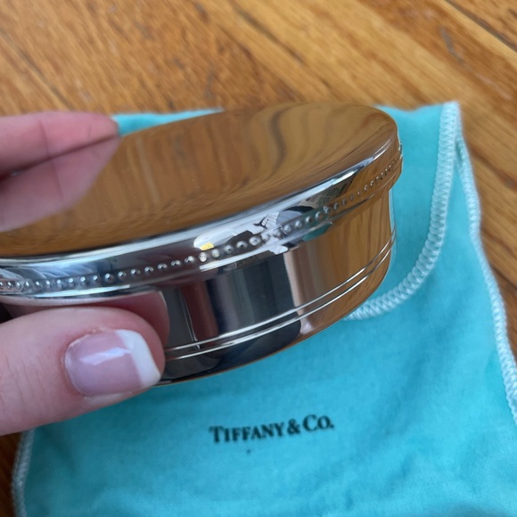 NEW Tiffany & Co. Pewter Box w/ Green Lining 4IN - Picture 9 of 9
